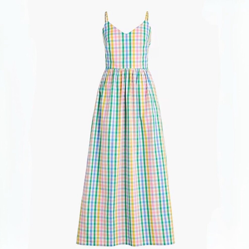 J crew gingham dress